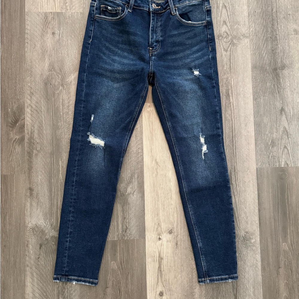 Lovervet Women's Straight Leg Jeans in Blue